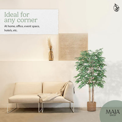 Maia Shop Artificial Bamboo Tree Tropical Home Decoration, 60 Inches (Open Box)