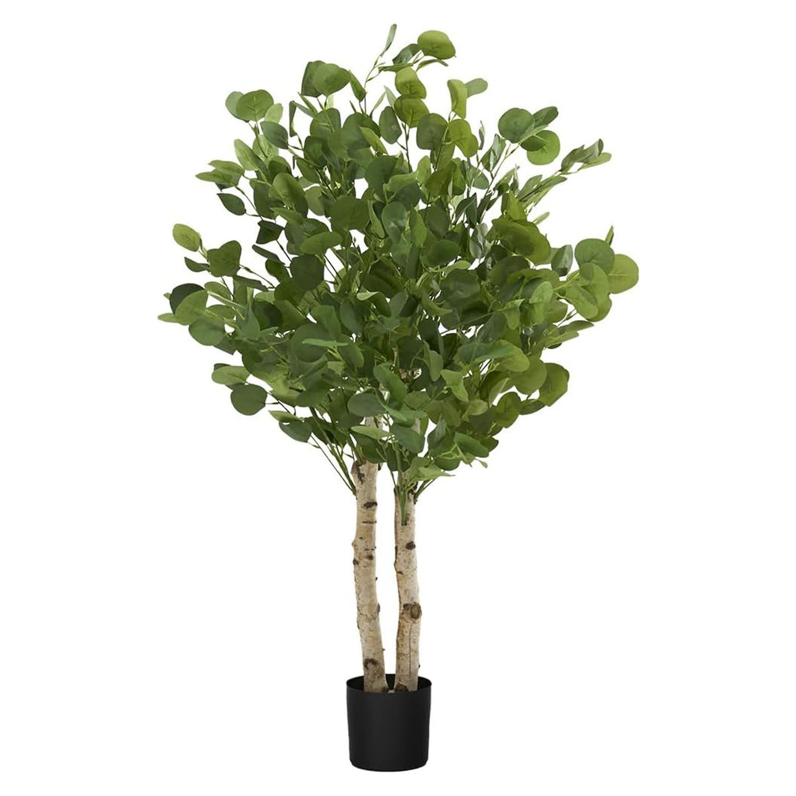 Maia Shop Artificial Eucalyptus Tree 3.5' Tall, Tree w/Natural Wood Trunk (Used) - VMInnovations