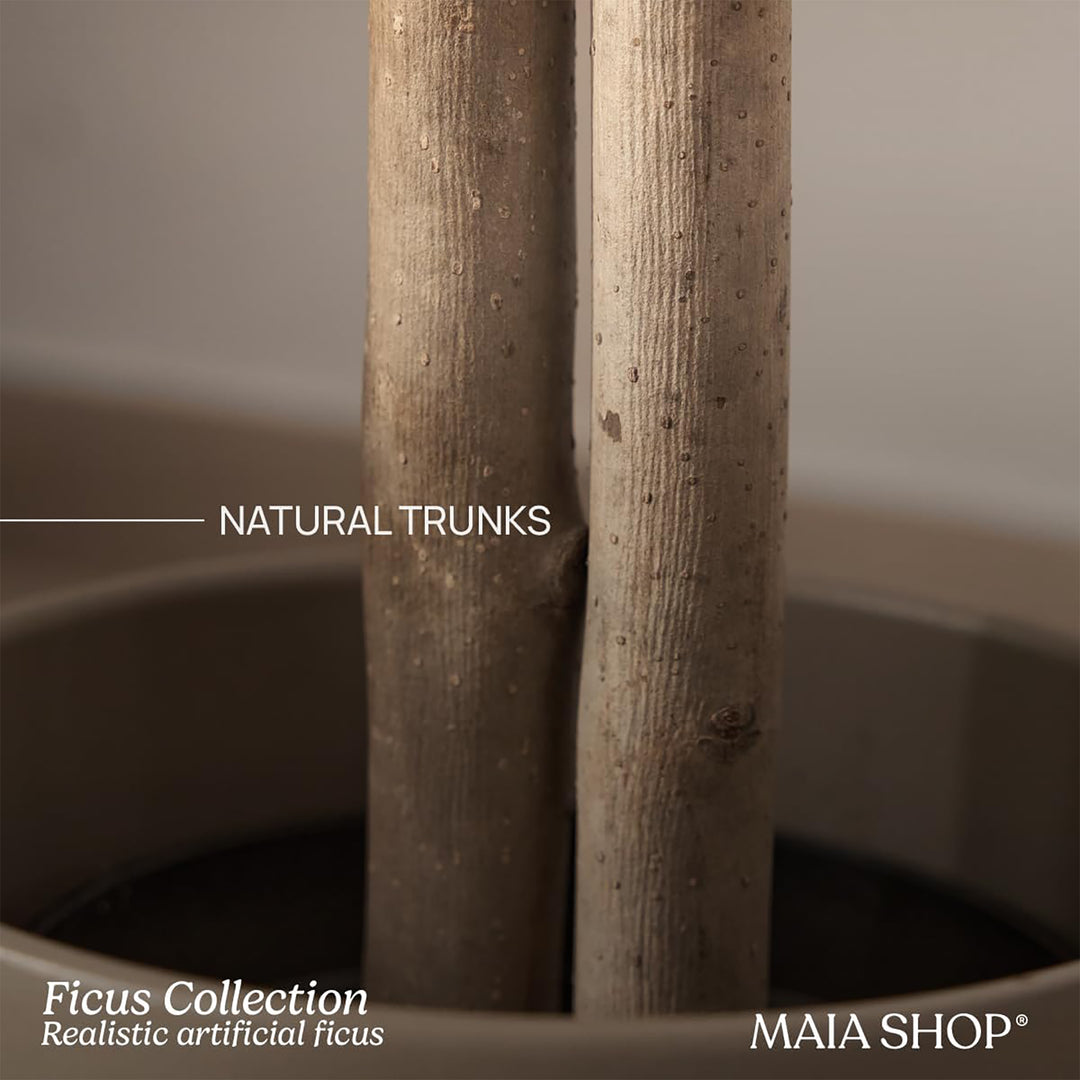 Maia Artificial Ficus Tree 6ft Tall Tropical Home Decoration, 71 Inches (Used)