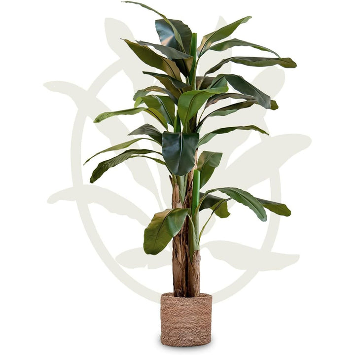 Maia Shop Artificial Banana Tree 7' Tropical Home Decoration, 83 Inches (Used)