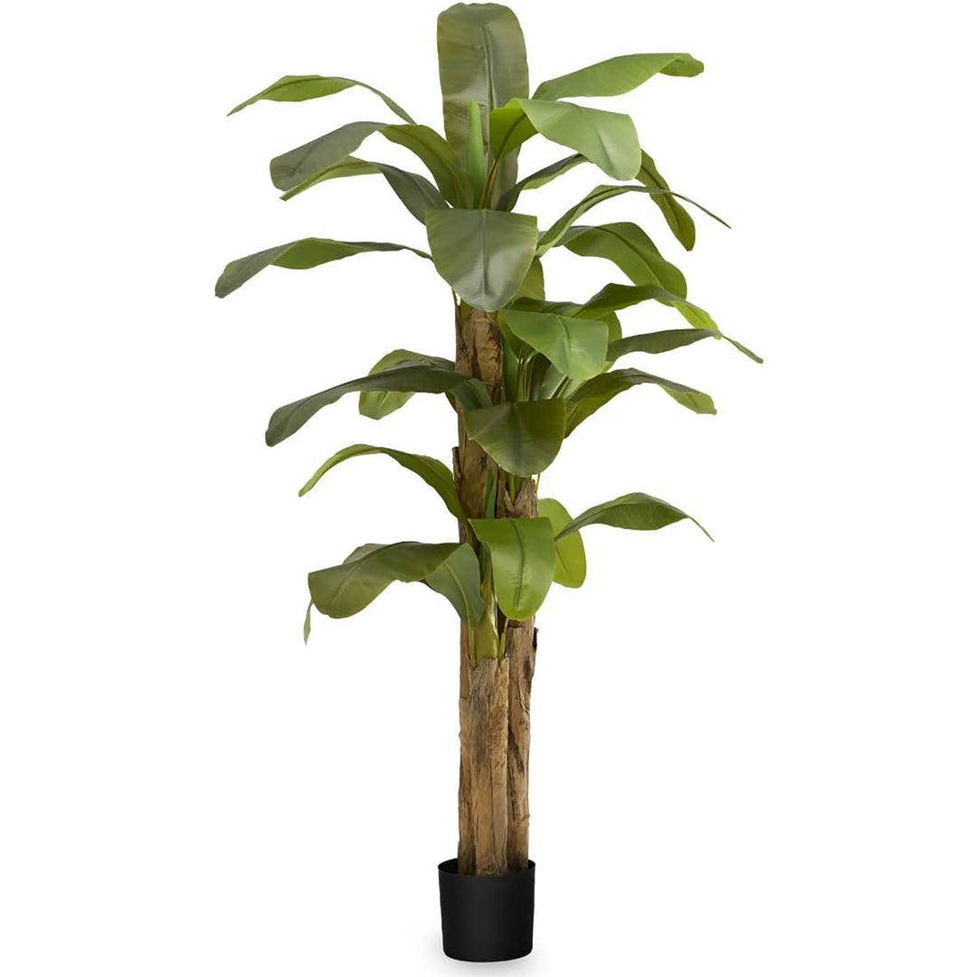 Maia Shop Artificial Banana Tree 7 Feet Tall Tropical Home Decoration, 83 Inches