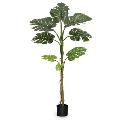 Maia Shop Artificial Monstera Plant 5 Feet Tall Tropical Palm Tree, 62 inches - VMInnovations