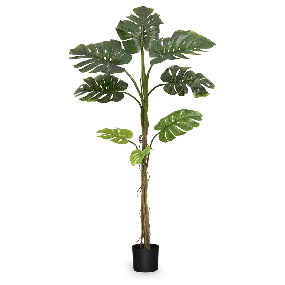 Maia Shop Artificial Monstera Plant 5 Feet Tall Tropical Palm Tree (Open Box)