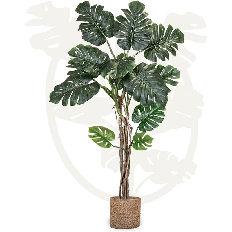 Maia Shop Artificial Monstera Tropical Palm Tree Home Decoration, 72" (Used)