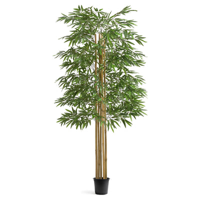 Maia Shop Artificial Bamboo Tree 6ft Tall Potted Home Decoration, 71" (Open Box)