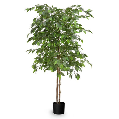 Maia Shop Artificial Ficus Tree 5 Feet Tropical Decoration, 60 Inches (Open Box) - VMInnovations