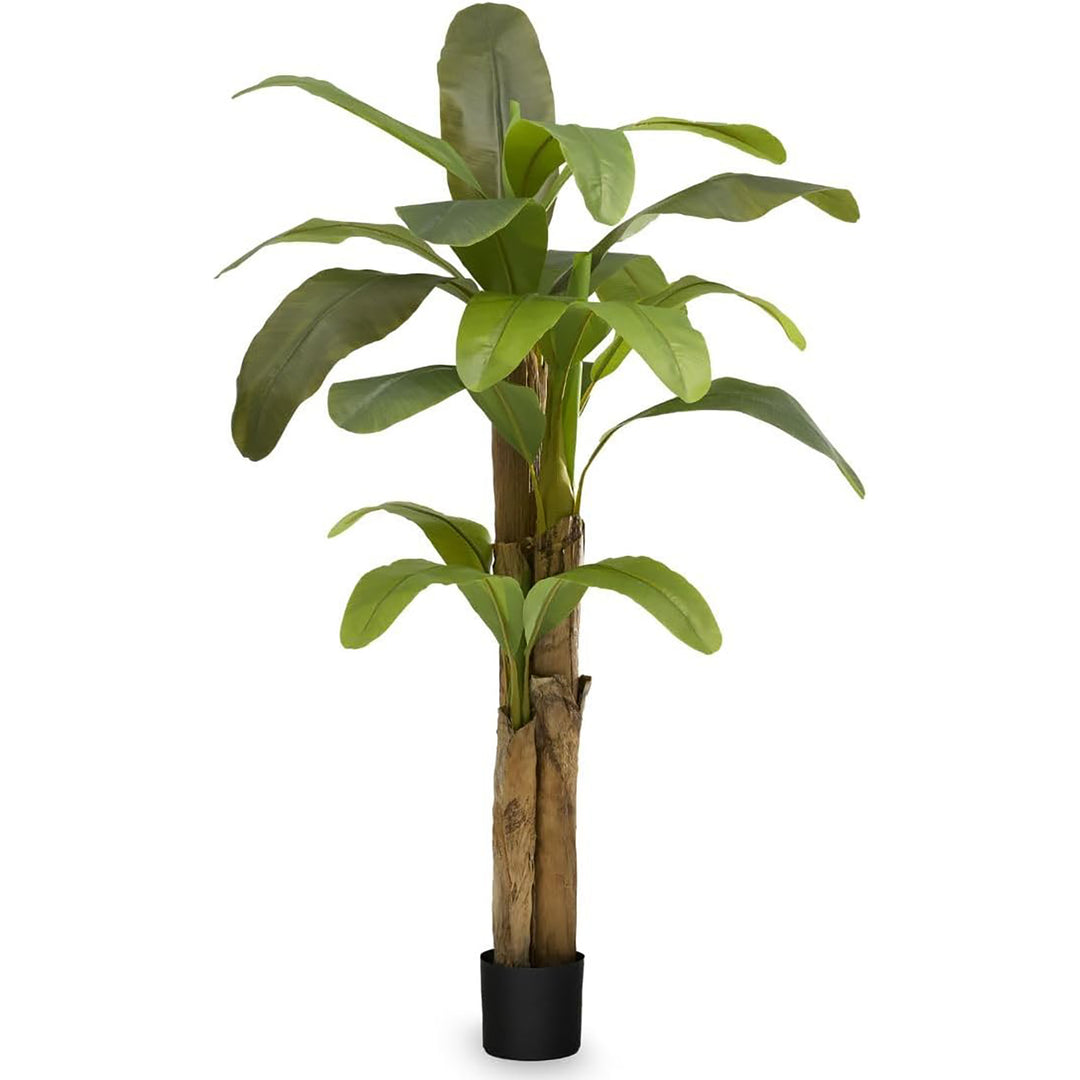 Maia Shop Artificial Banana Tree 6 Feet Tall Tropical Home Decoration, 71 Inches