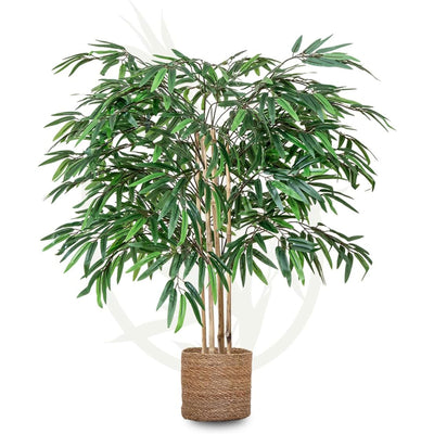 Maia Shop Artificial Bamboo Tree Tropical Home Decoration, 41 Inches (Used)