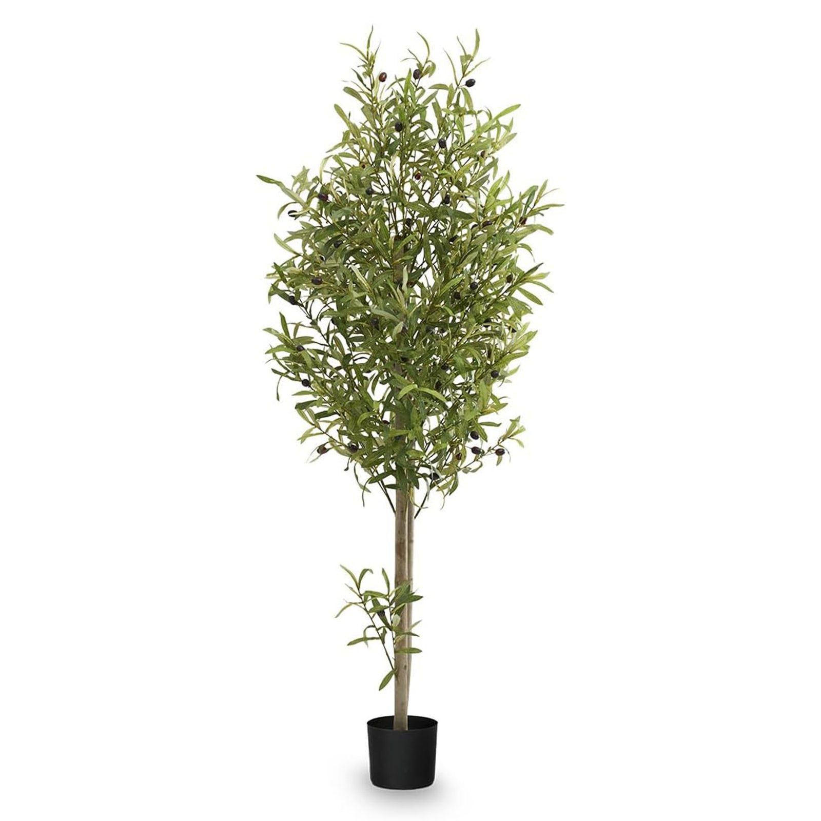 Maia Shop Artificial Olive Tree 5 Feet Tall Potted Home Decoration, 60 Inches - VMInnovations