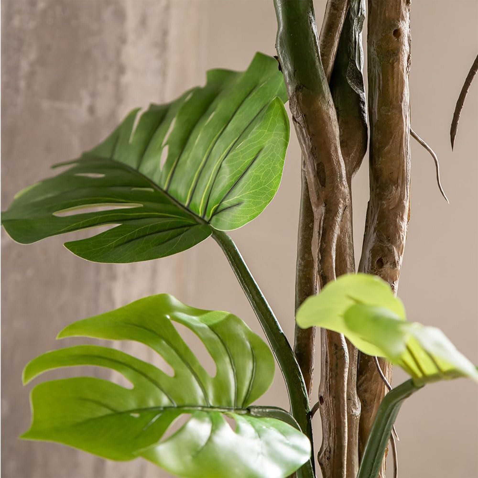 Maia Shop Artificial Monstera Tropical Palm Tree Home Decoration, 47" (Open Box)