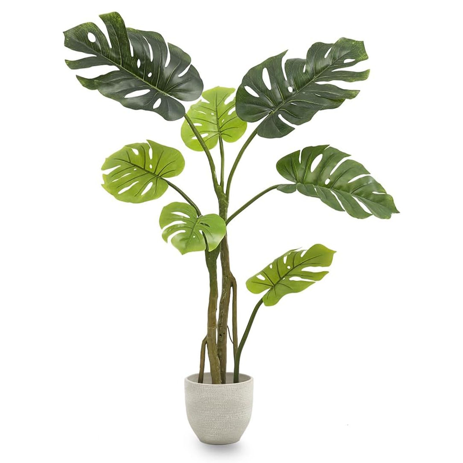 Maia Shop Artificial Monstera Tropical Palm Tree Home Decoration, 47 Inches - VMInnovations