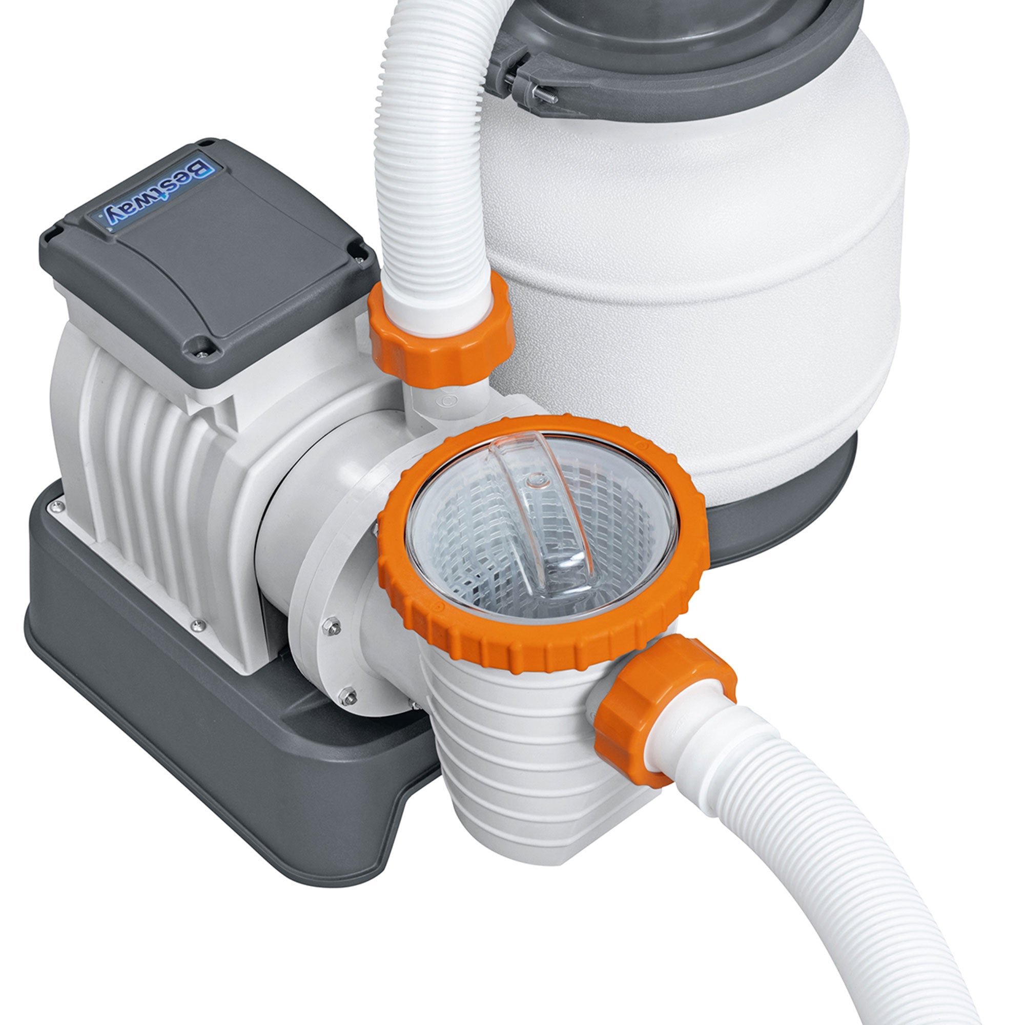 US Silica Mystic White II Premium Pool Filter Sand w/Flowclear Sand Filter Pump - VMInnovations