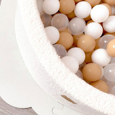 MeowBaby Soft Round 35 x 11.5" Foam Ball Pit with 200 2.75 Inch Balls (Open Box) - VMInnovations