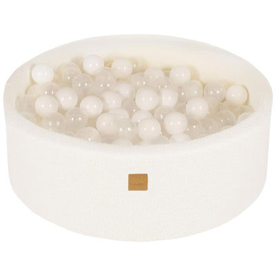 MeowBaby Soft Round 35 x 11.5 Inch Baby Foam Ball Pit with 200 2.75 Inch Balls - VMInnovations