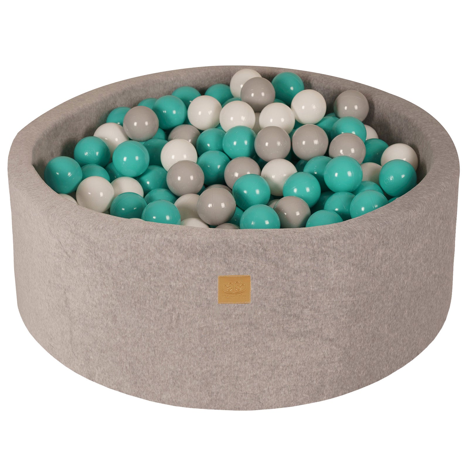 MeowBaby Soft Round 35 x 11.5 Inch Baby Foam Ball Pit with 200 2.75 Inch Balls - VMInnovations