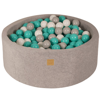 MeowBaby Soft Round 35 x 11.5 Inch Baby Foam Ball Pit with 200 2.75 Inch Balls - VMInnovations