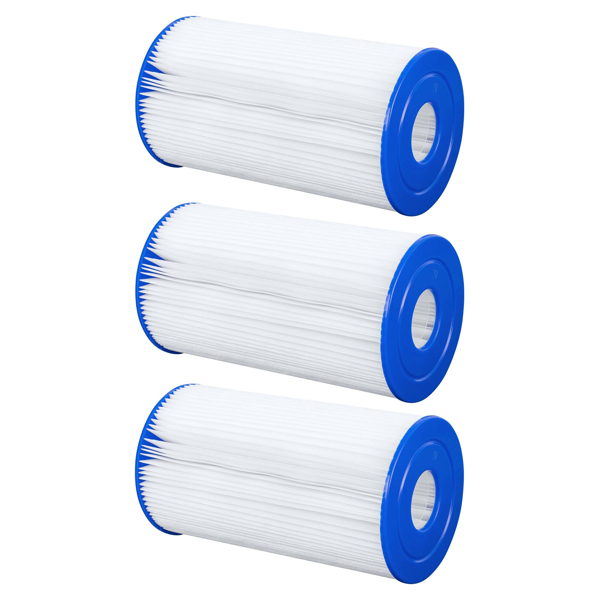Bestway Flowclear Type IV & B Pool Filter Pump Replacement Cartridge (3 Pack) - VMInnovations
