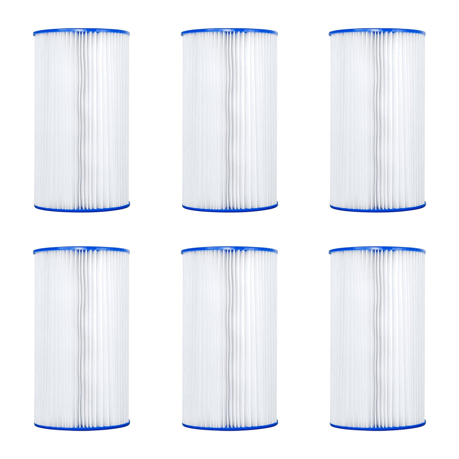 Bestway Flowclear Type IV & B Pool Filter Pump Replacement Cartridge (6 Pack) - VMInnovations