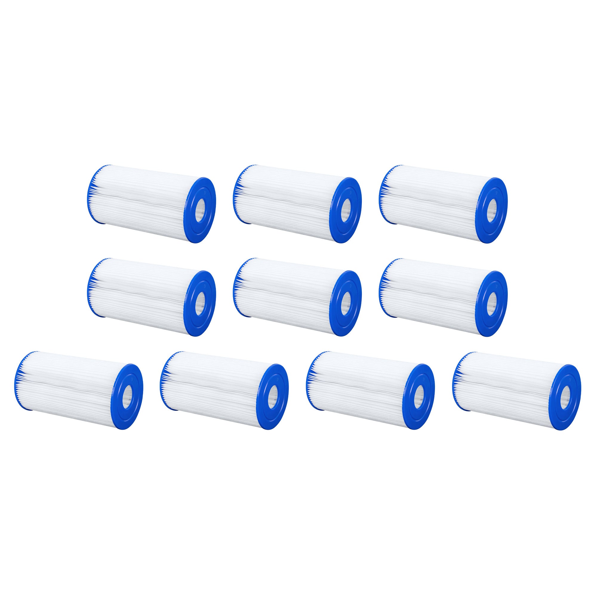 Bestway Flowclear Type IV & B Pool Filter Pump Replacement Cartridge (10 Pack) - VMInnovations