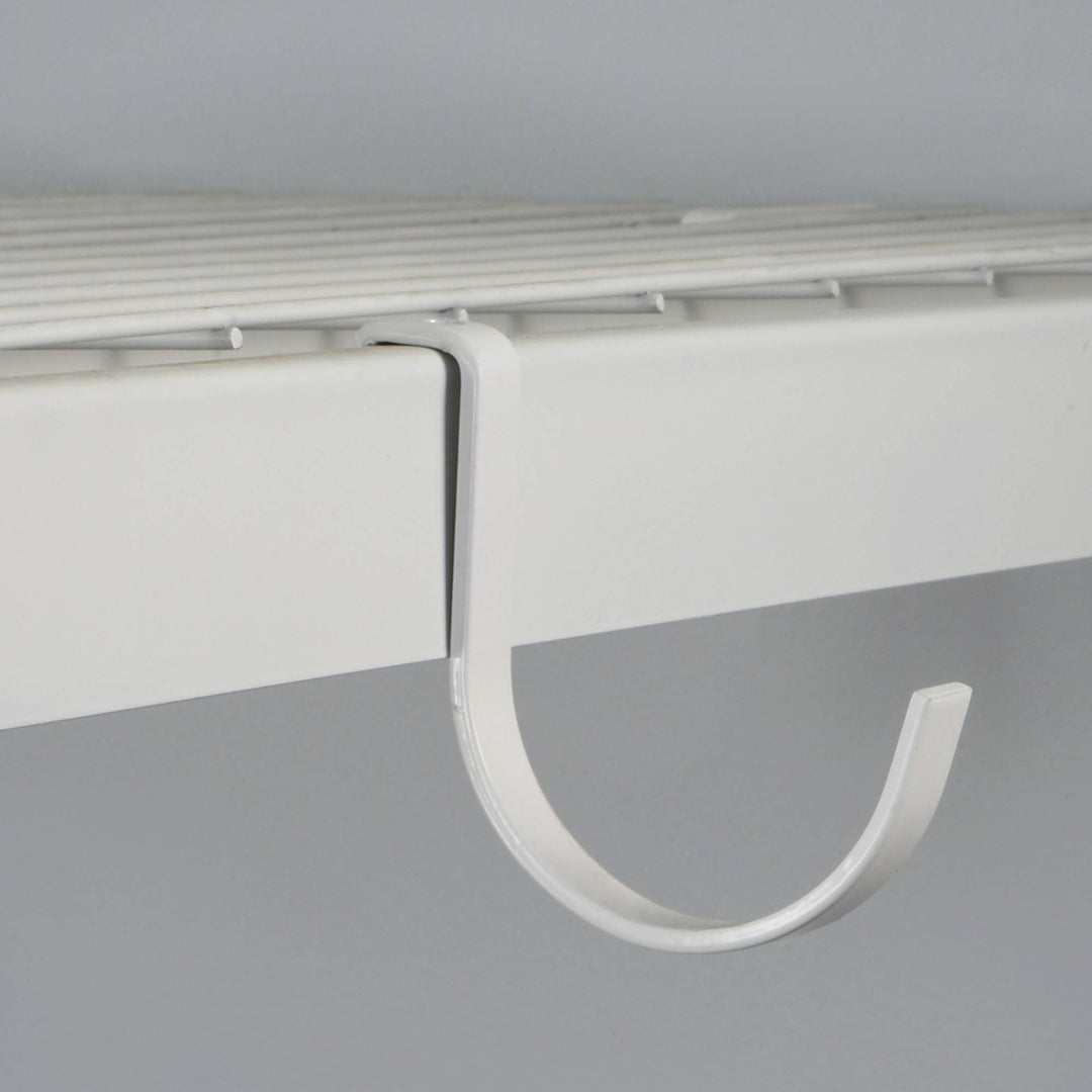 SafeRacks 4' x 8' Overhead Garage Storage Rack Holds 600 lbs, White (Open Box)