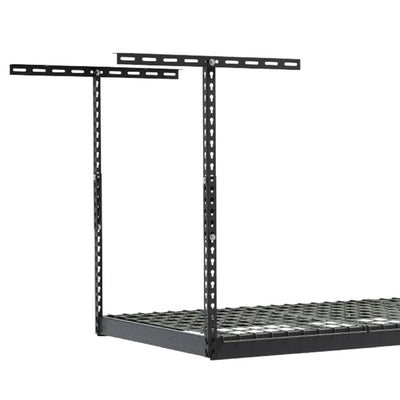 MonsterRax 3'x8' Overhead Garage Storage Rack Holds 450 lbs Hammertone(Open Box) - VMInnovations