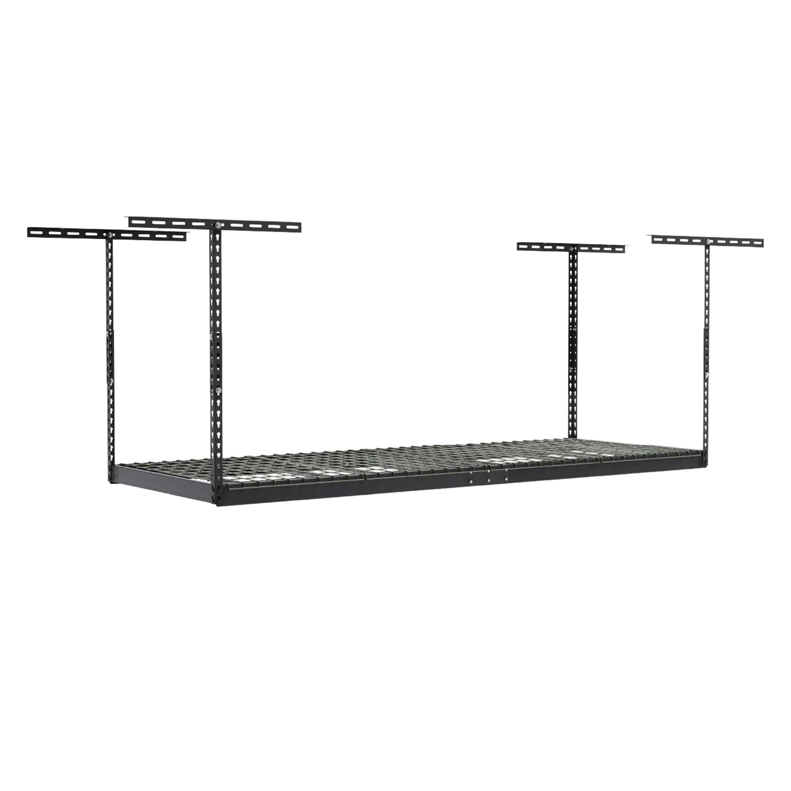 MonsterRax 4'x8' Overhead Garage Storage Rack Holds 500 lbs, Hammertone (Used) - VMInnovations