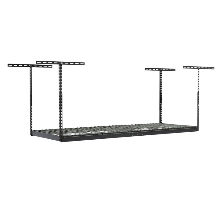 MonsterRax 4'x8' Overhead Garage Storage Rack Holds 500 lbs, Hammertone (Used)