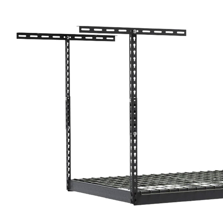 MonsterRax 4'x8' Overhead Garage Storage Rack Holds 500 lbs, Hammertone (Used)