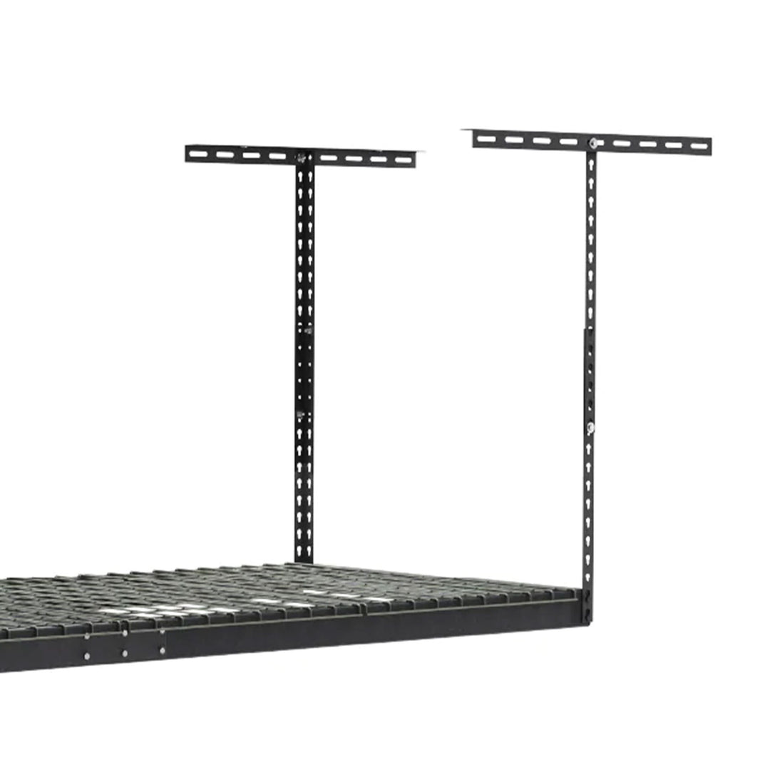 MonsterRax 4'x8' Overhead Garage Storage Rack Holds 500 lbs, Hammertone (Used)