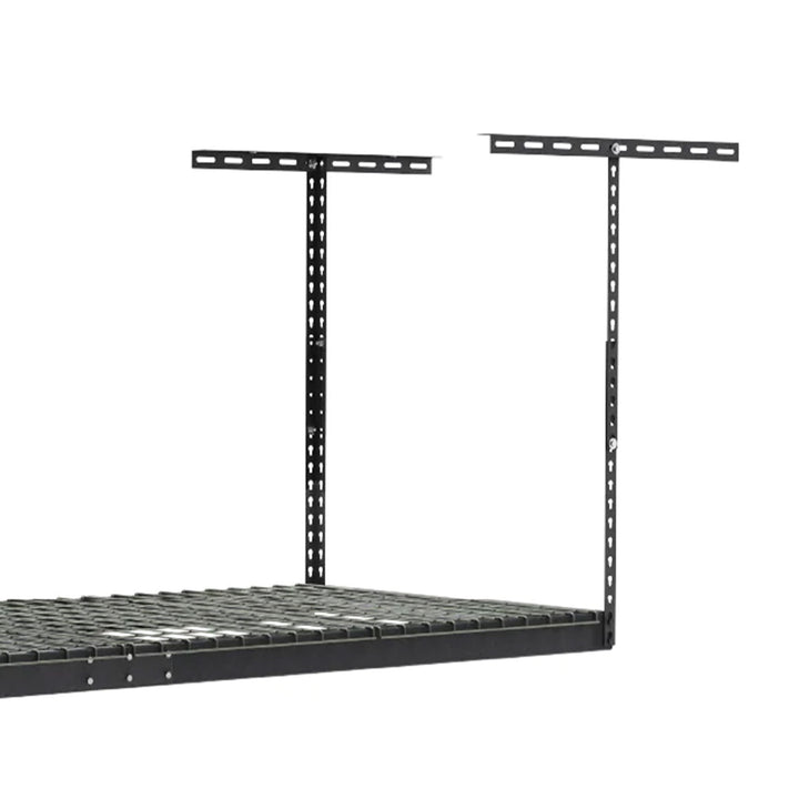 MonsterRax 4'x8' Overhead Garage Storage Rack Holds 500 lbs, Hammertone (Used)