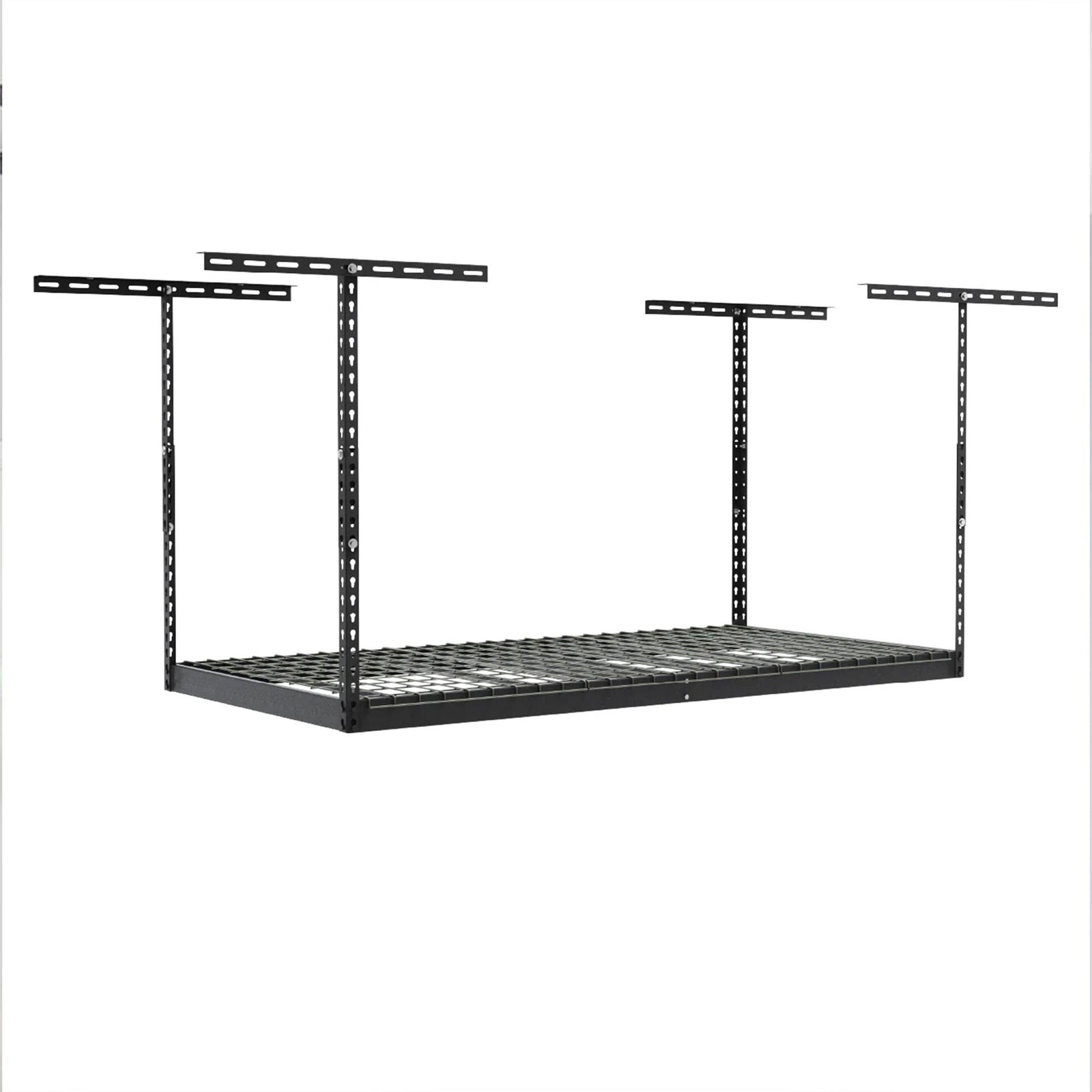 MonsterRax 2'x8' Overhead Garage Storage Rack Holds 350 lbs Hammertone(Open Box) - VMInnovations
