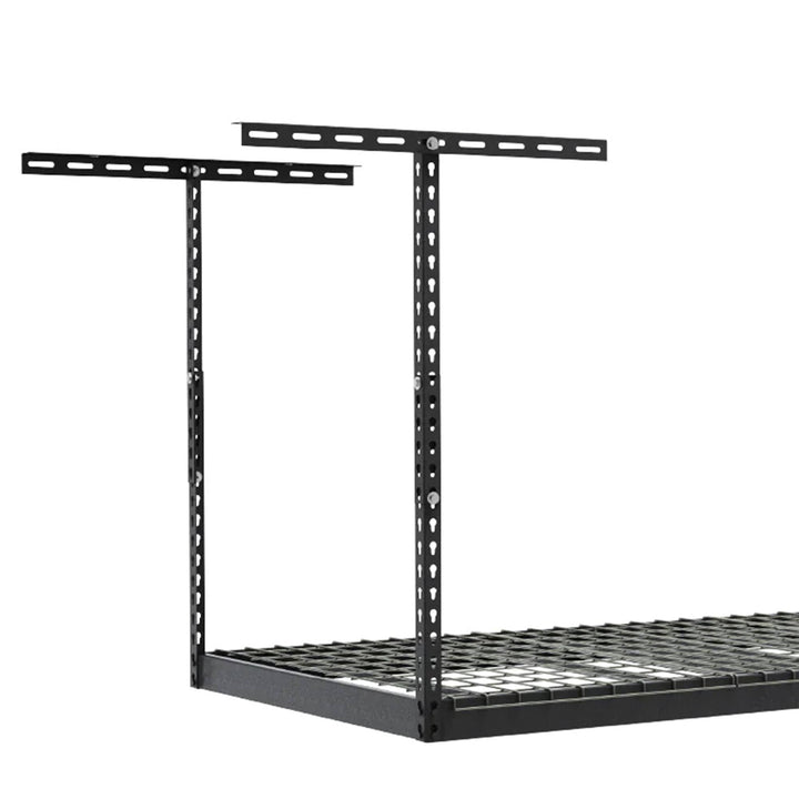 MonsterRax 2'x8' Overhead Garage Storage Rack Holds 350 lbs Hammertone(Open Box)