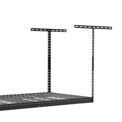MonsterRax 2'x8' Overhead Garage Storage Rack Holds 350 lbs Hammertone(Open Box) - VMInnovations