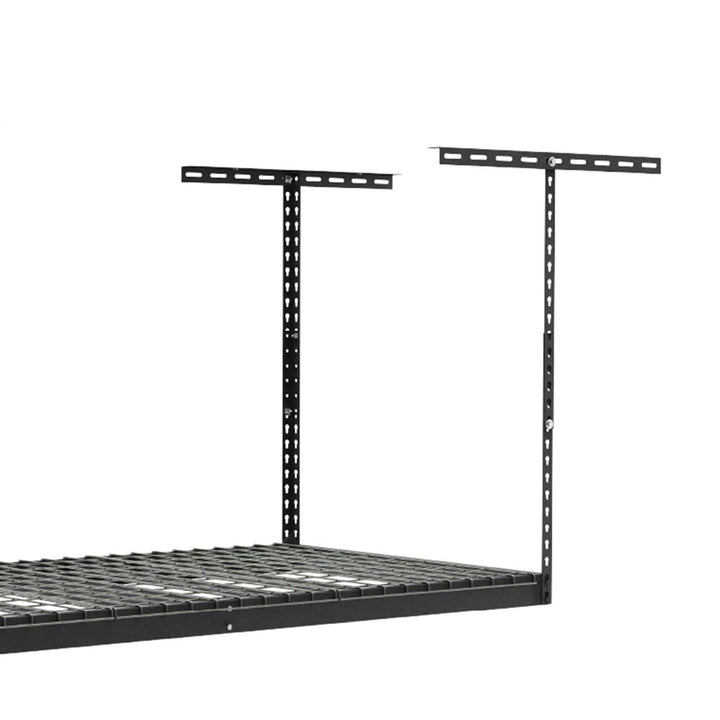 MonsterRax 2'x8' Overhead Garage Storage Rack Holds 350 lbs Hammertone(Open Box)