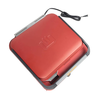 Razor I-Razor Portable Electric Induction Griddle with Temperature Control, Red - VMInnovations