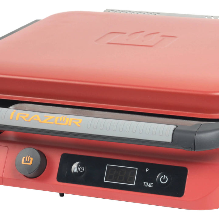 Razor I-Razor Portable Electric Griddle w/Temperature Control, Red (Open Box) - VMInnovations