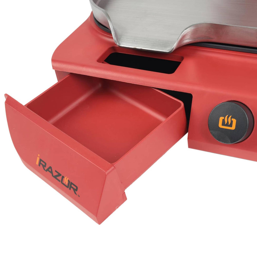 Razor I-Razor Portable Electric Griddle w/Temperature Control, Red (Open Box) - VMInnovations