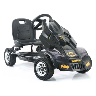 Hauck Batmobile Pedal Go Kart Batman Vehicle for Kids, Black (Open Box)