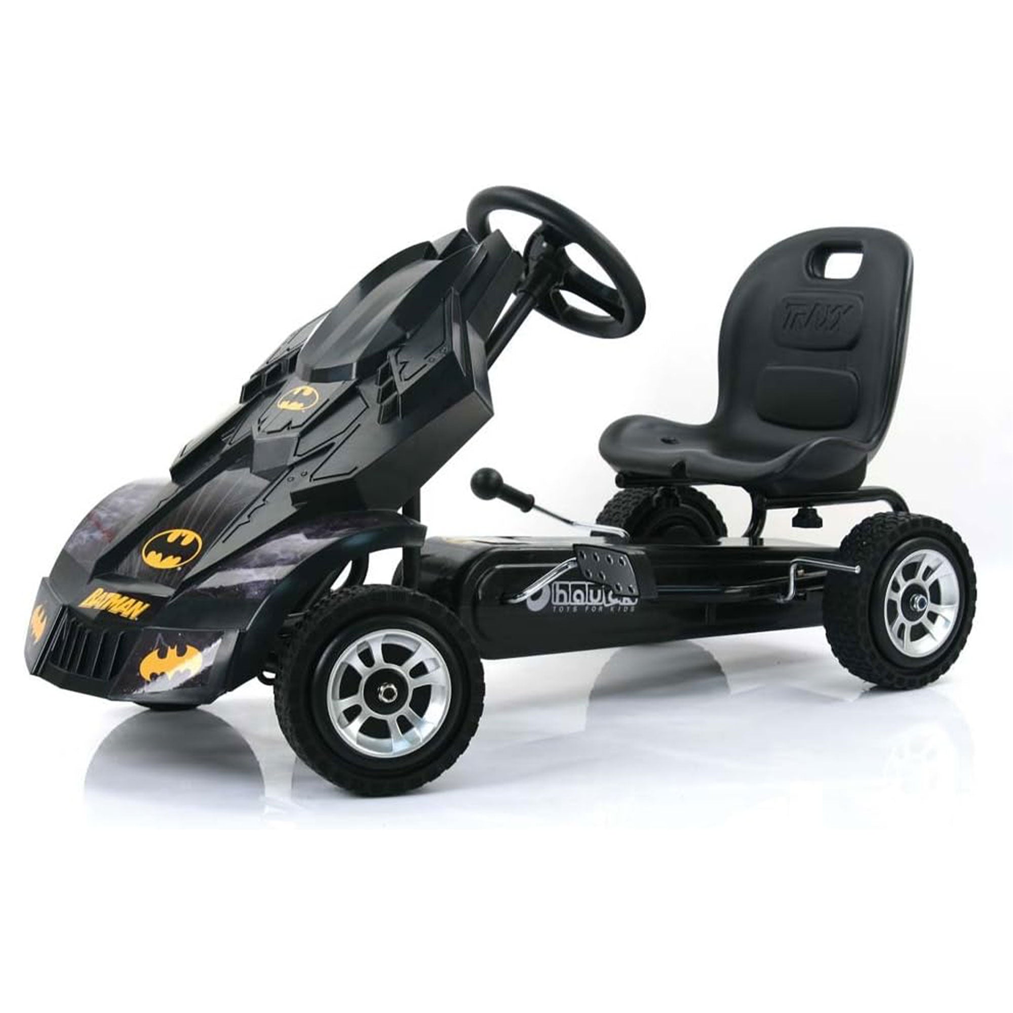Hauck Bat Mobile Pedal Go Kart Ride On Batman Vehicle for Kids, Black (Used)