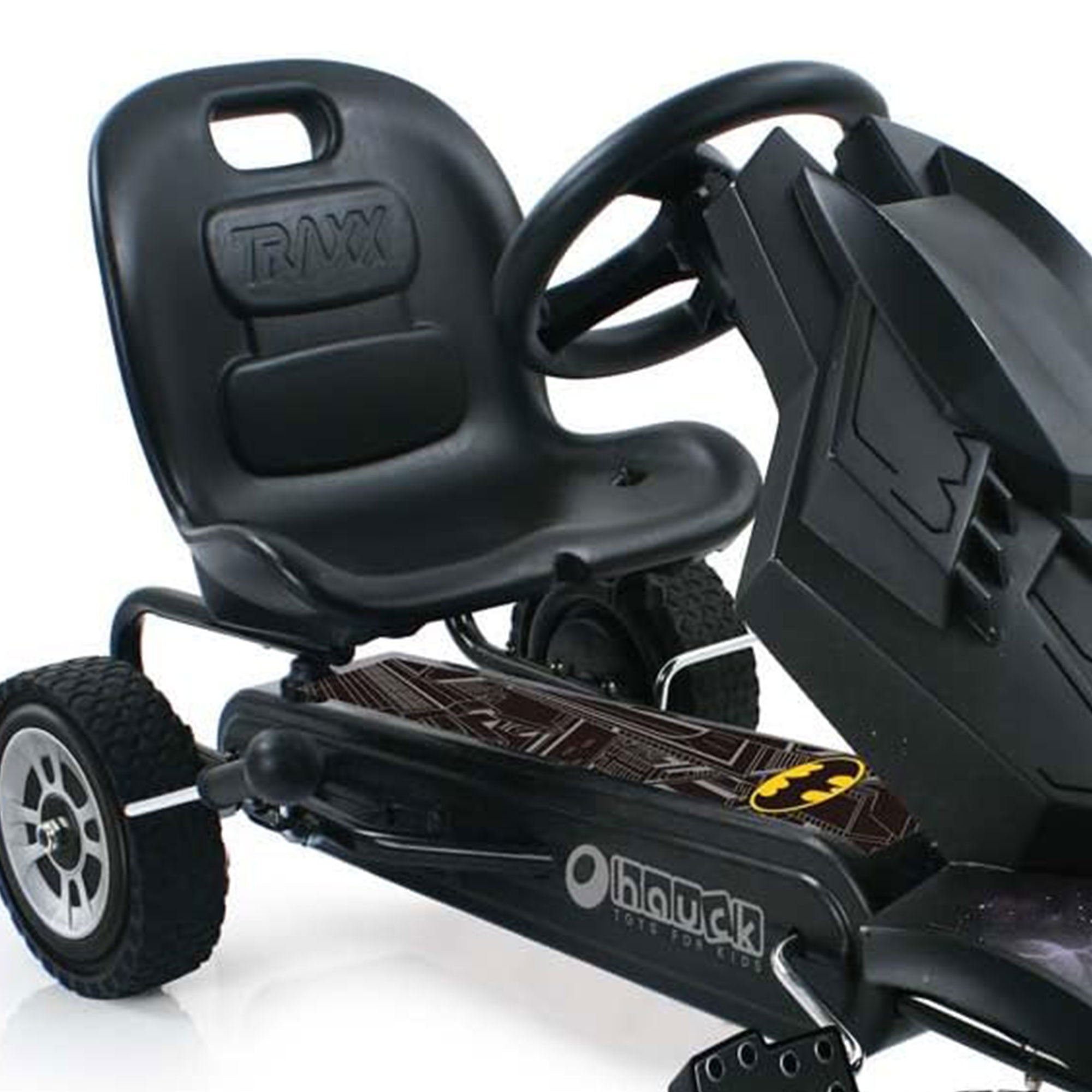 Hauck Bat Mobile Pedal Go Kart Ride On Batman Vehicle for Kids, Black(For Parts) - VMInnovations