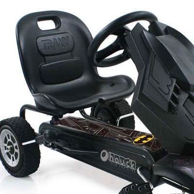 Hauck Bat Mobile Pedal Go Kart Ride On Batman Vehicle for Kids, Black(For Parts) - VMInnovations