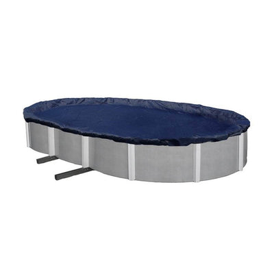 Swimline 12' x 24' Oval Above Ground Swimming Pool Leaf Net Cover (Open Box) - VMInnovations