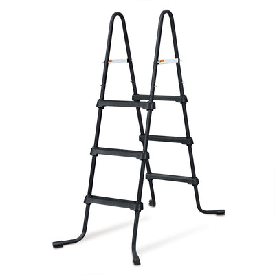 Funsicle SureStep 36 Inch 3 Stair Pool Ladder with 10' x 30" Above Ground Pool