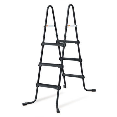 Funsicle SureStep 36 Inch 3 Stair Pool Ladder with QuickSet Above Ground Pool