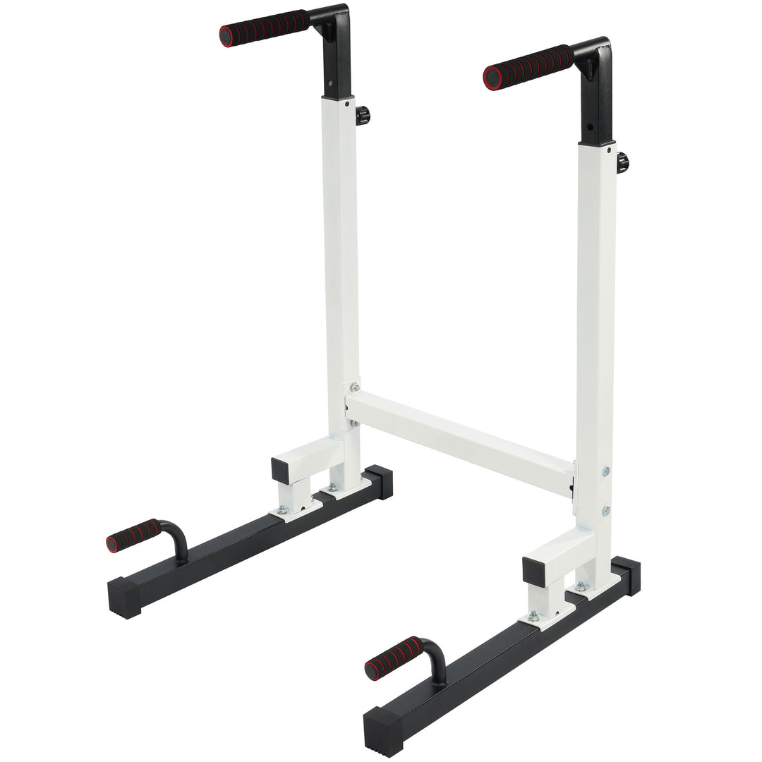 BalanceFrom Multi Function Home Gym Exercise Dip Stand, 500lb Capacity (Used)