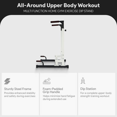 BalanceFrom Multi Function Gym Exercise Dip Stand, 500lb Capacity(For Parts) - VMInnovations