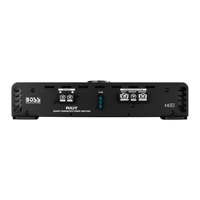 New BOSS R1100M 1100W Mono Car Audio Amplifier Amp & 8 Gauge Amp Wiring Kit - VMInnovations