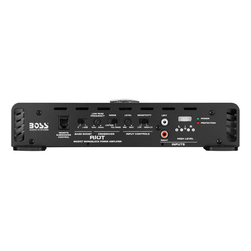 New BOSS R1100M 1100W Mono Car Audio Amplifier Amp & 8 Gauge Amp Wiring Kit