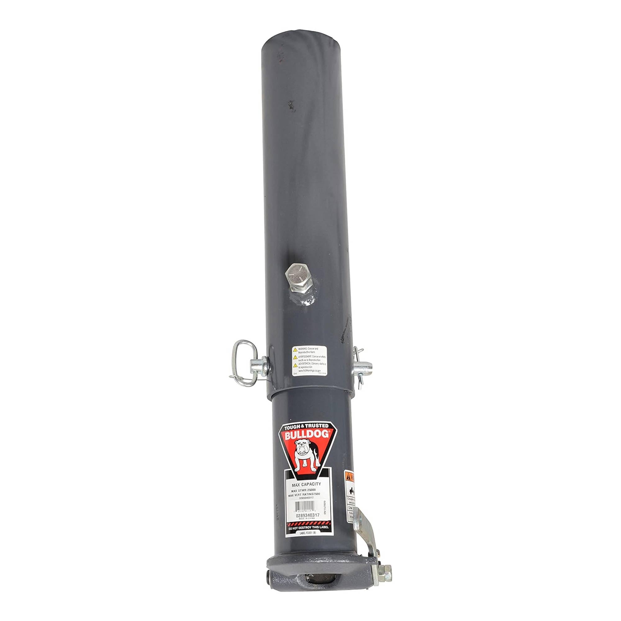Bulldog Round Gooseneck Coupler with Easy Grip Locking Handle and Tight Ball Fit - VMInnovations