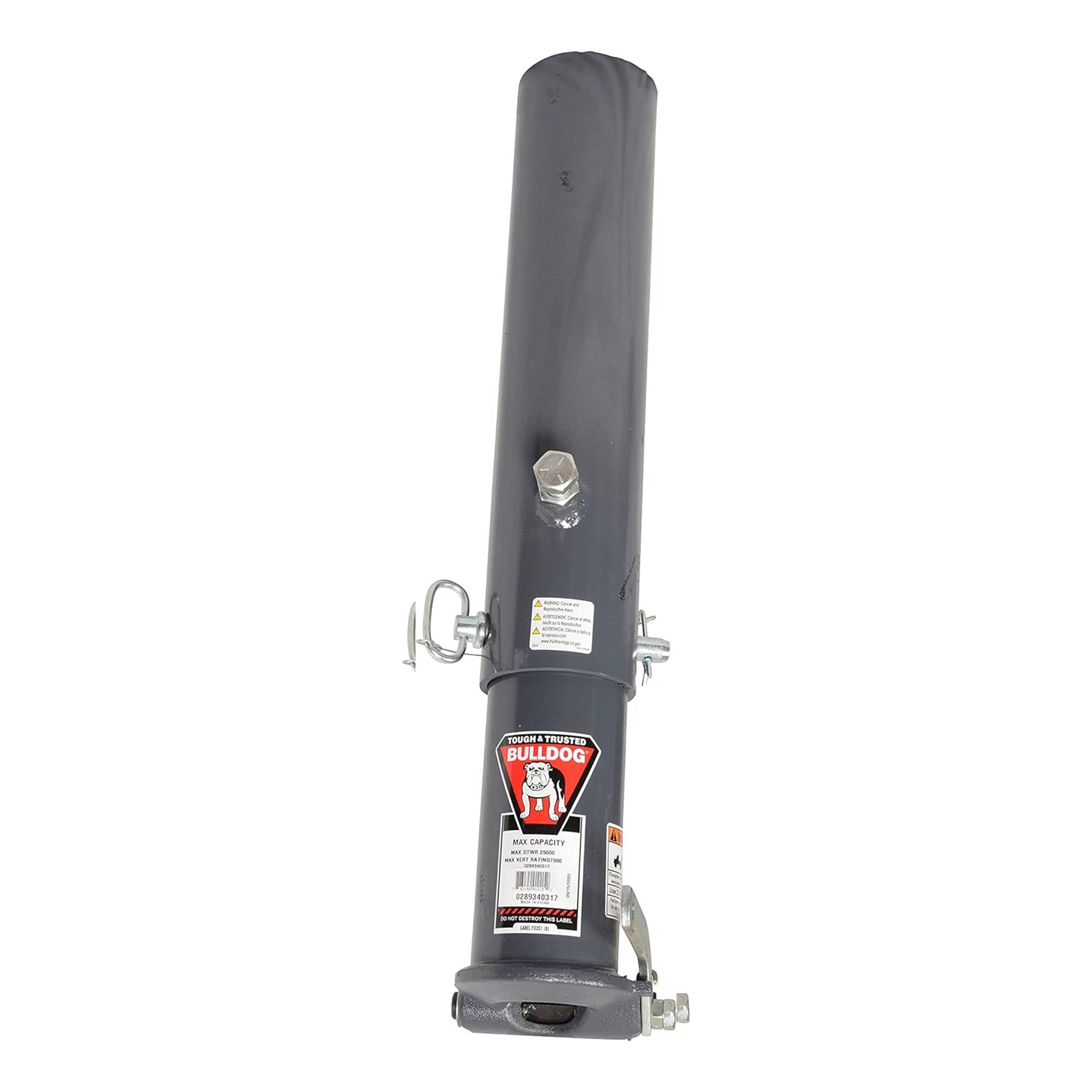 Bulldog Round Gooseneck Coupler with Easy Grip Locking Handle and Tight Ball Fit - VMInnovations